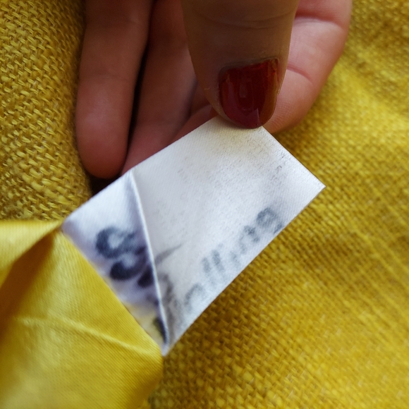 Milly Yellow Linen Pencil Skirt Size 6 pockets! - Picture 8 of 9